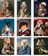 將圖片載入圖庫檢視器 貴族系列-寵物肖像藝術
