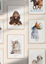 將圖片載入圖庫檢視器 Line Style Exclusive pet art - MsCutBB Custom Pet Portraits

