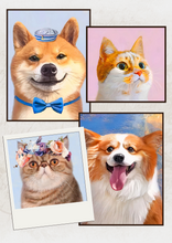 Load image into Gallery viewer, Light Style Exclusive pet art - MsCutBB Custom Pet Portraits
